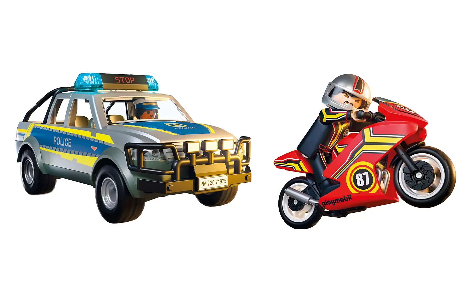 Playmobil City Action 71875 Poliisi Lava-auto ja Moottoripyörä - Image 4