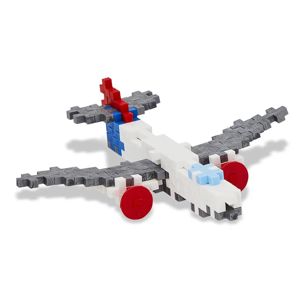 Plus Plus Airplane Rakennuspalat 100 palaa - Image 3