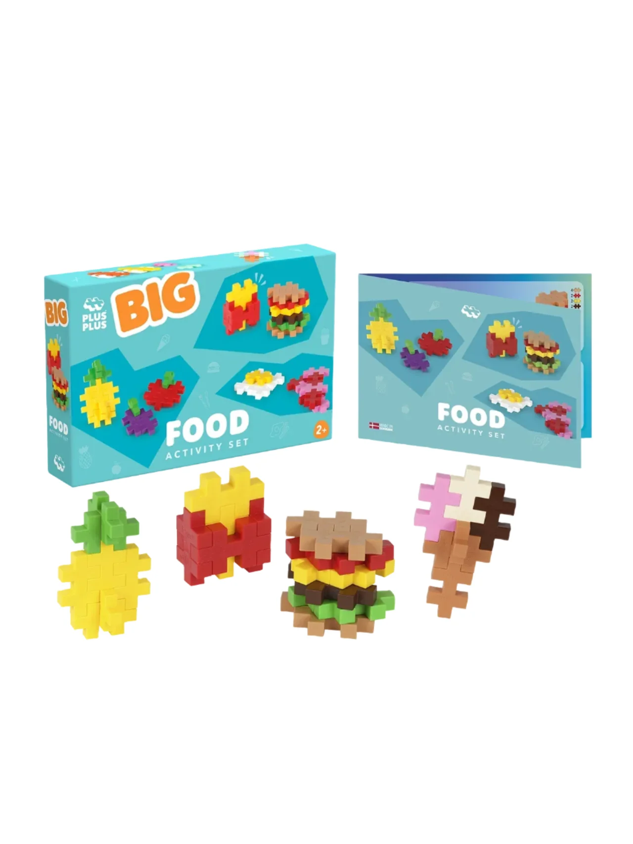 Plus Plus Rakennussarja BIG Learn To Build Ruoka 50 Osaa