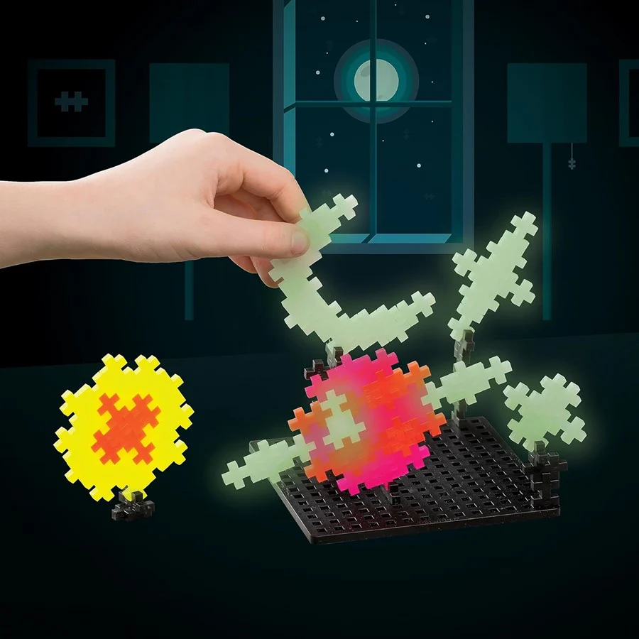 Plus-Plus Learn To Build, Glow In The Dark 500 Osaa - Image 3