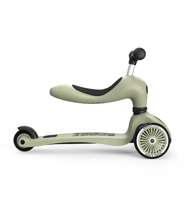 Scoot & Ride Potkulauta/Potkupyörä Highwaykick 1 Olive/Oliivinvihreä - Image 5
