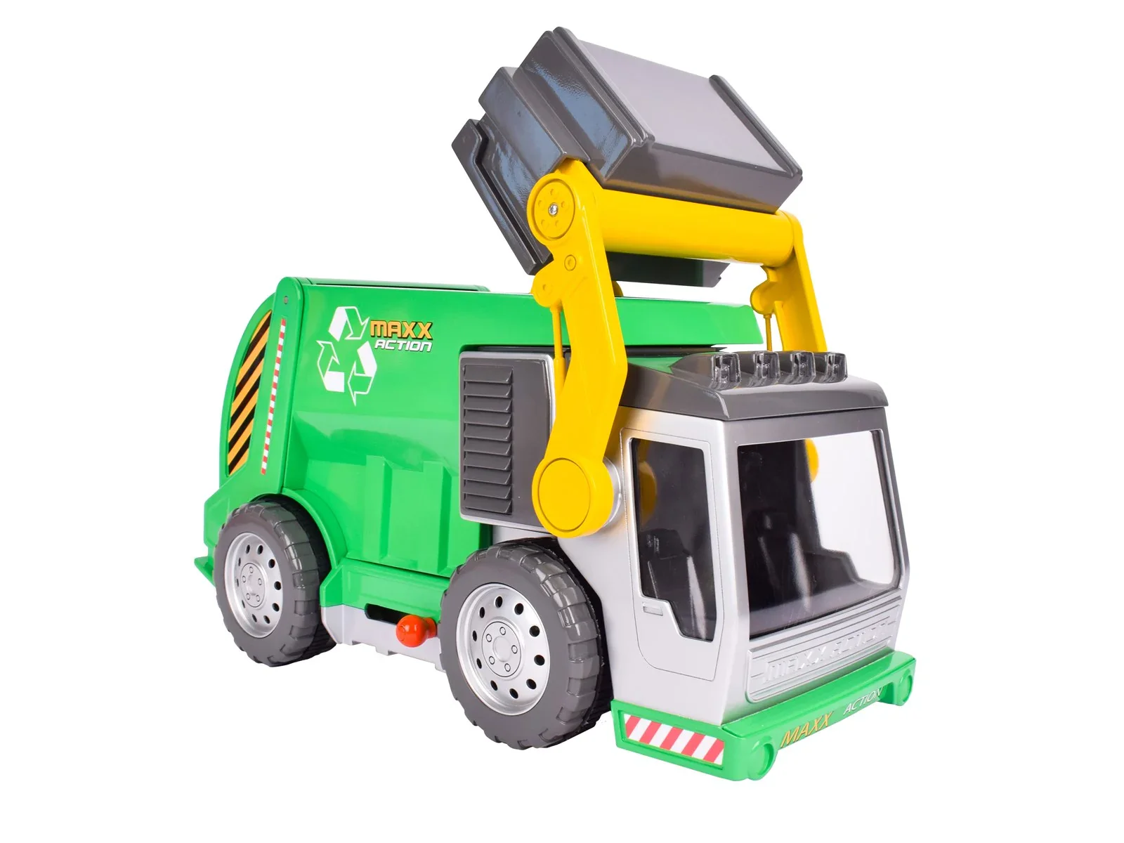 POWER X Lift'N'Dump Elektroninen Roska-auto Valoilla ja Äänillä, 46 cm - Image 2