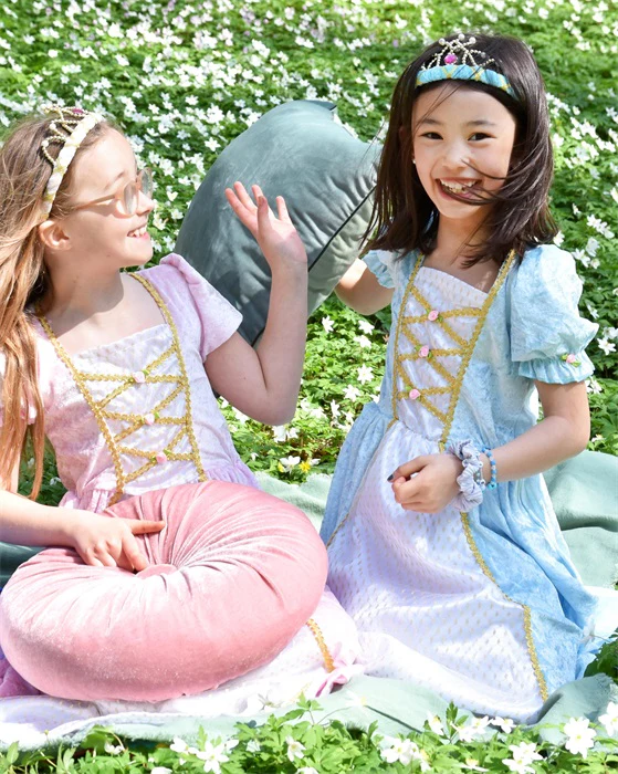Prinsessamekko Vaaleansininen 110-116cm (4-6v) - Image 3