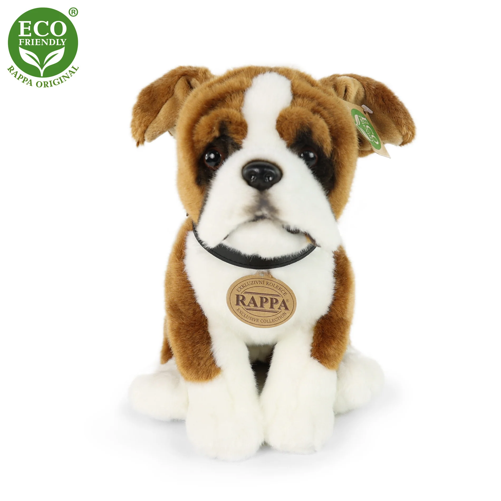 Rappa Eco Friendly Bokseri Koira Pehmolelu 27 cm - Image 2