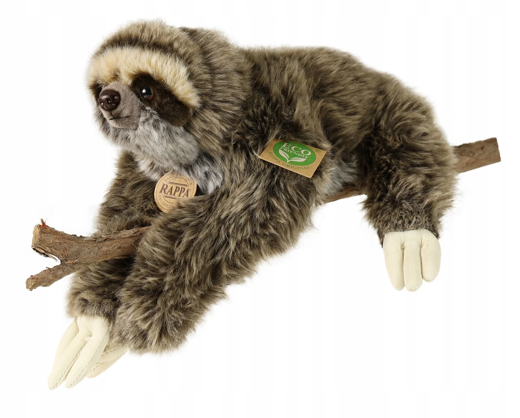 Rappa Eco Friendly Istuva Laiskiais Pehmolelu Tarrajaloilla 30cm