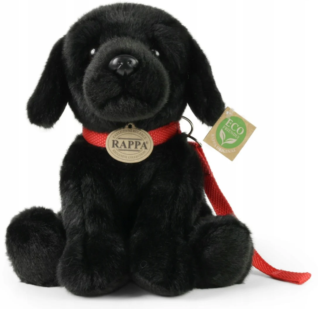 Rappa Eco Friendly Musta Labradorinnoutaja Pehmolelu 28 cm