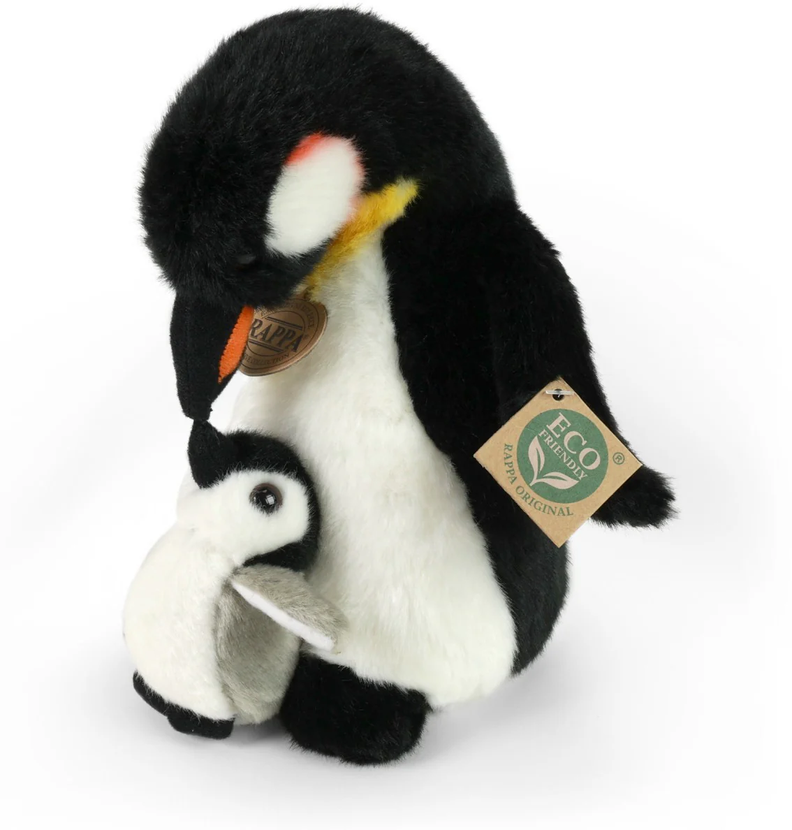 Rappa Eco Friendly Pingviini Pehmolelu ja Poikanen 22 cm