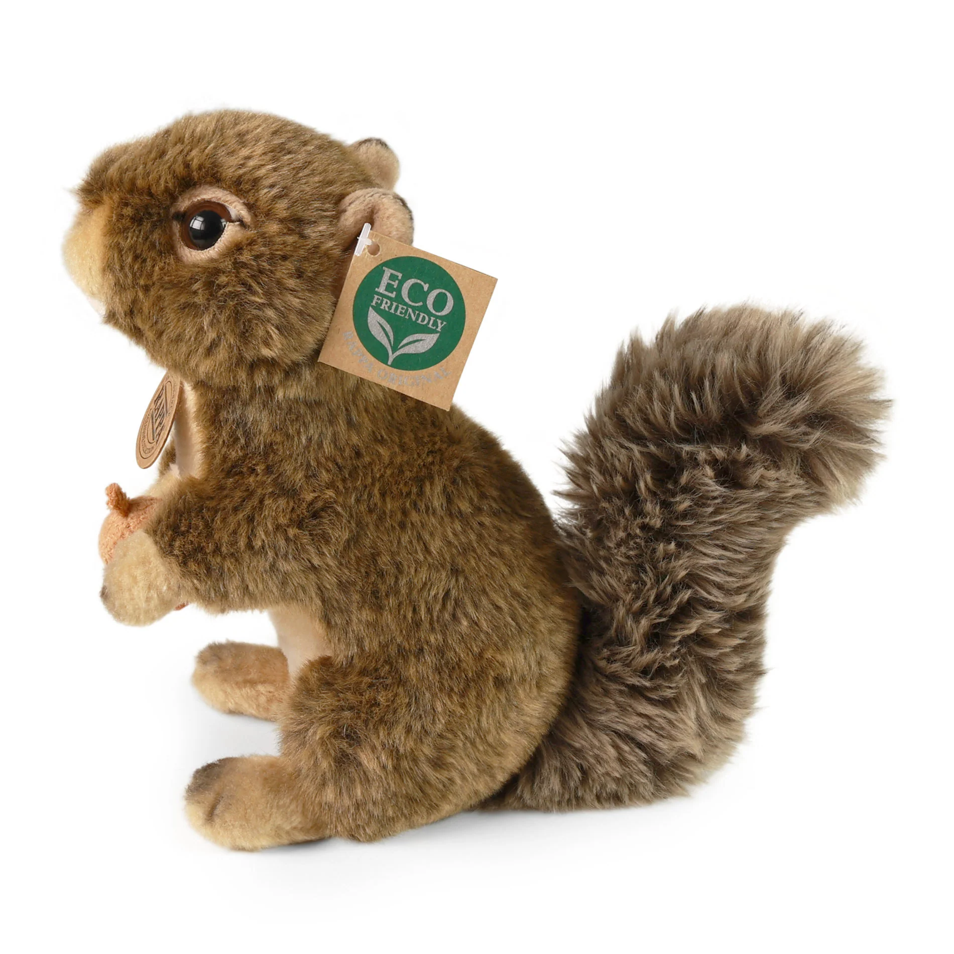 Rappa Eco Friendly Seisova Orava Pehmolelu Pähkinällä/Tammenterholla 21 cm - Image 3