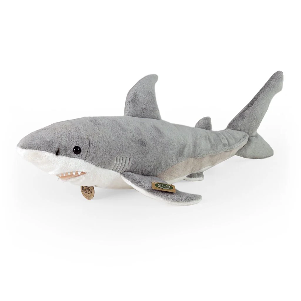 Rappa Eco Friendly Valkohai Pehmolelu 51 cm