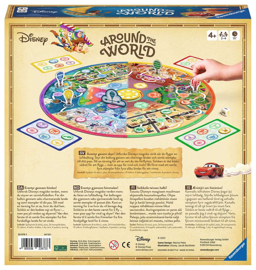 Ravensburger Disney Around The World Peli - Image 3