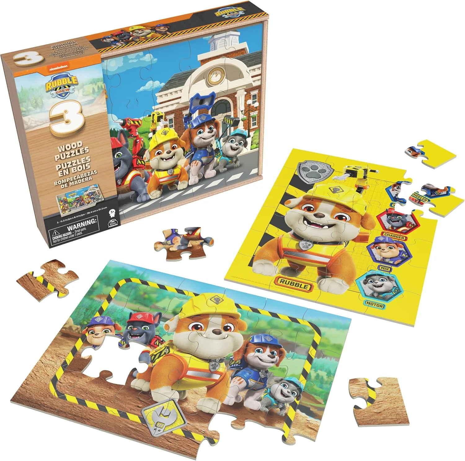 Rollen Remmi Puinen Palapeli 3x 24 Palaa