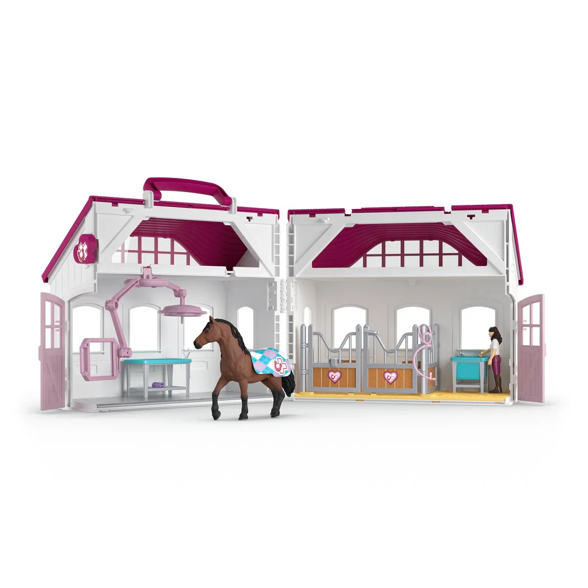 Schleich 42787 Iloinen Hevossairaala - Image 6