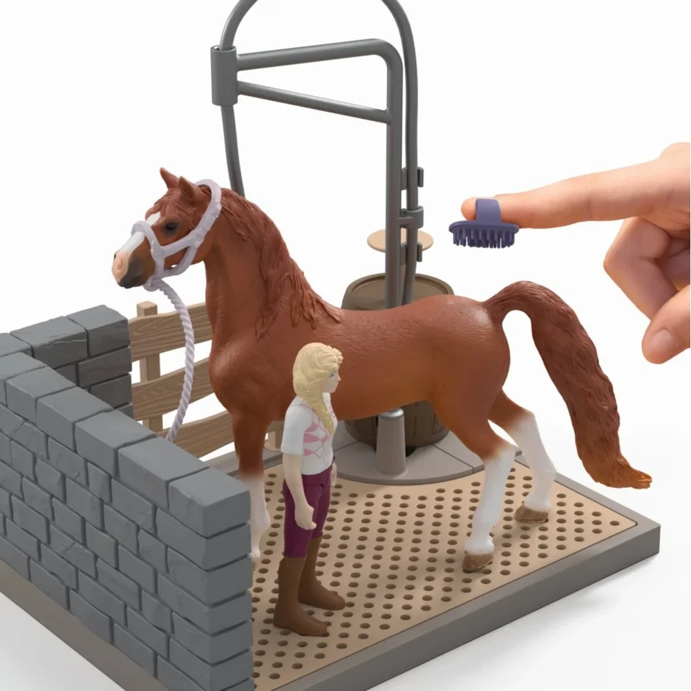 Schleich 42792 Sofia ja Hevosen Pesupaikka - Image 4