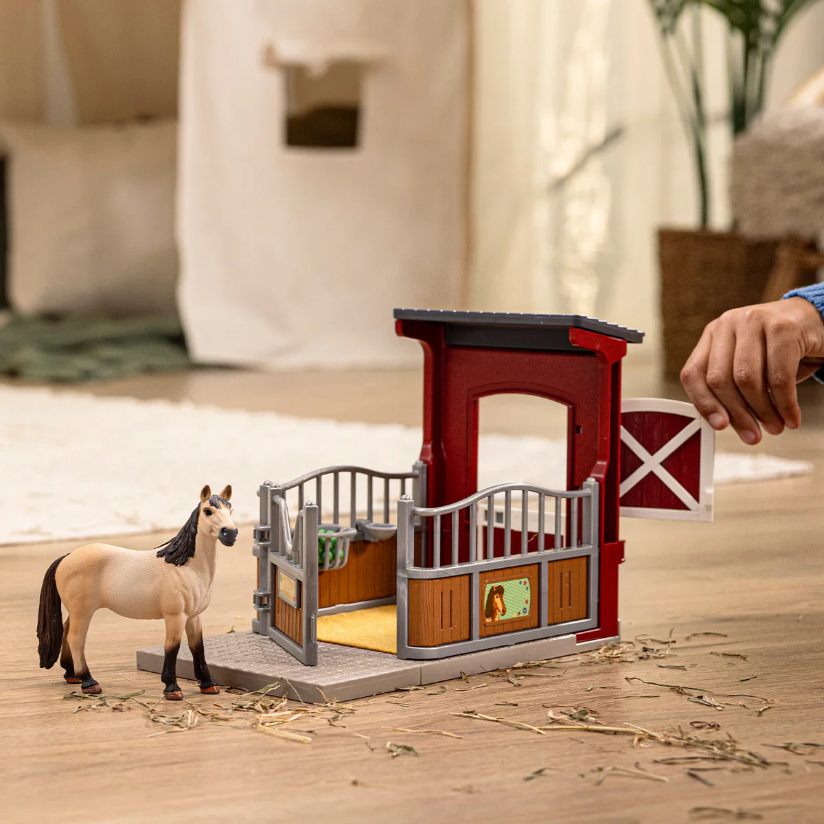 Schleich Farm World 42724 Karsina/Pilttuu ja Mustangitamma - Image 2