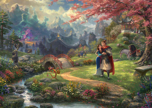 Schmidt Thomas Kinkade 1000 Palan Palapeli Mulan - Image 2