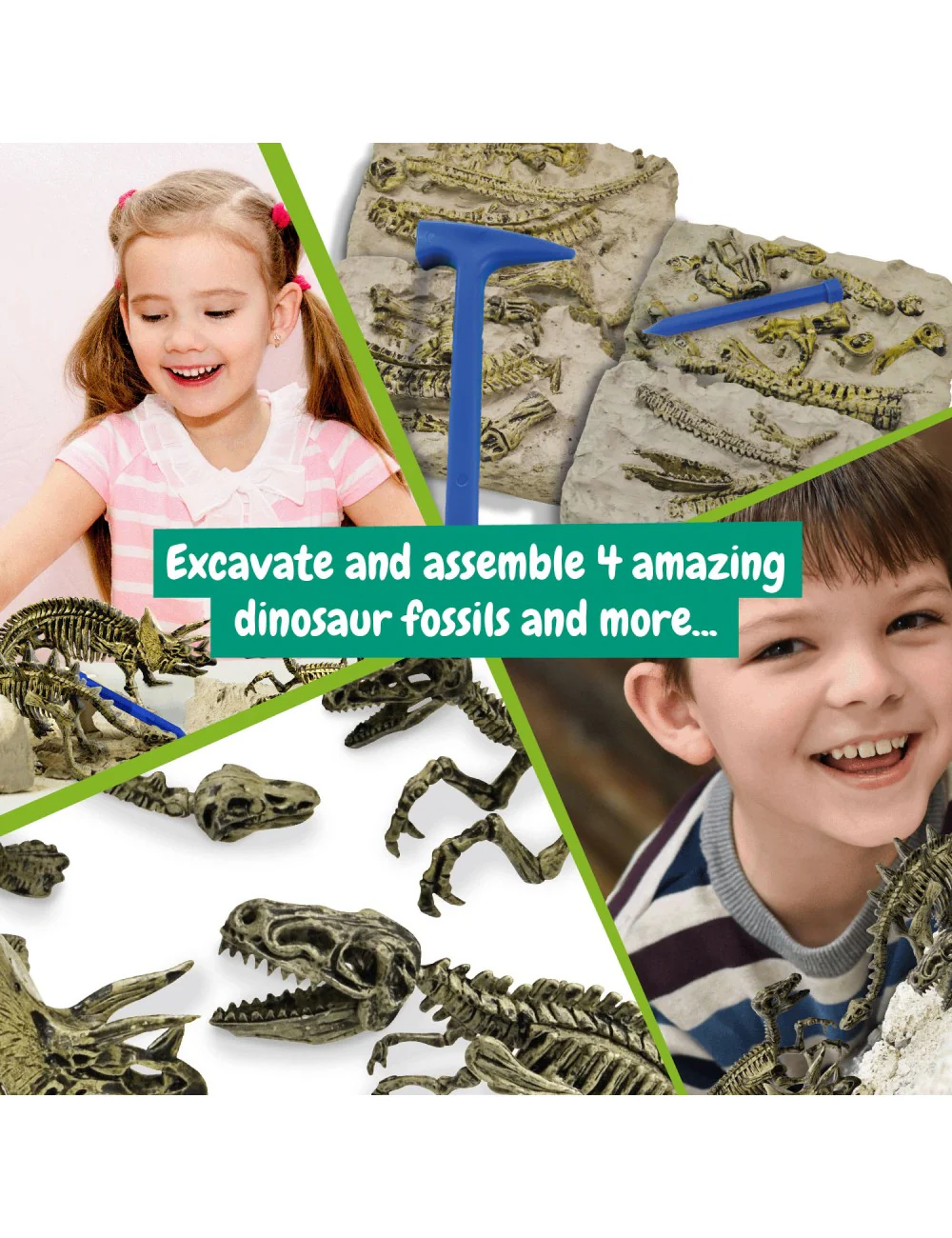 Science4You Fossiili Dinosaurus Kaivaussetti 4 in 1 - Image 2