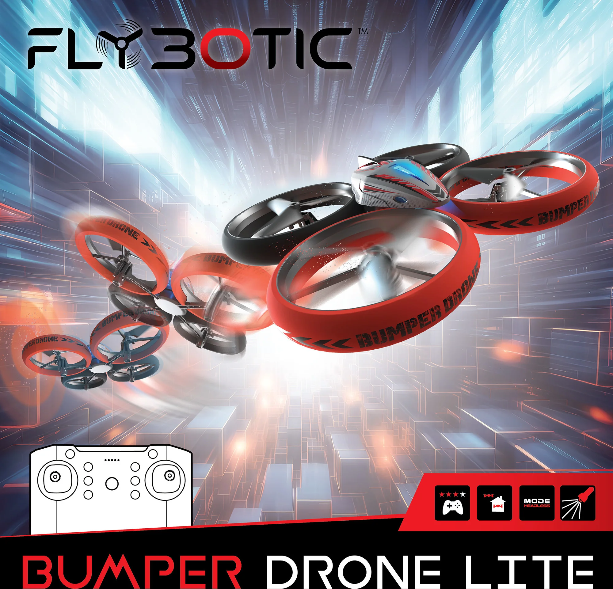 Silverlit Flybotic Kauko-Ohjattava Drooni Bumper Lite - Image 2