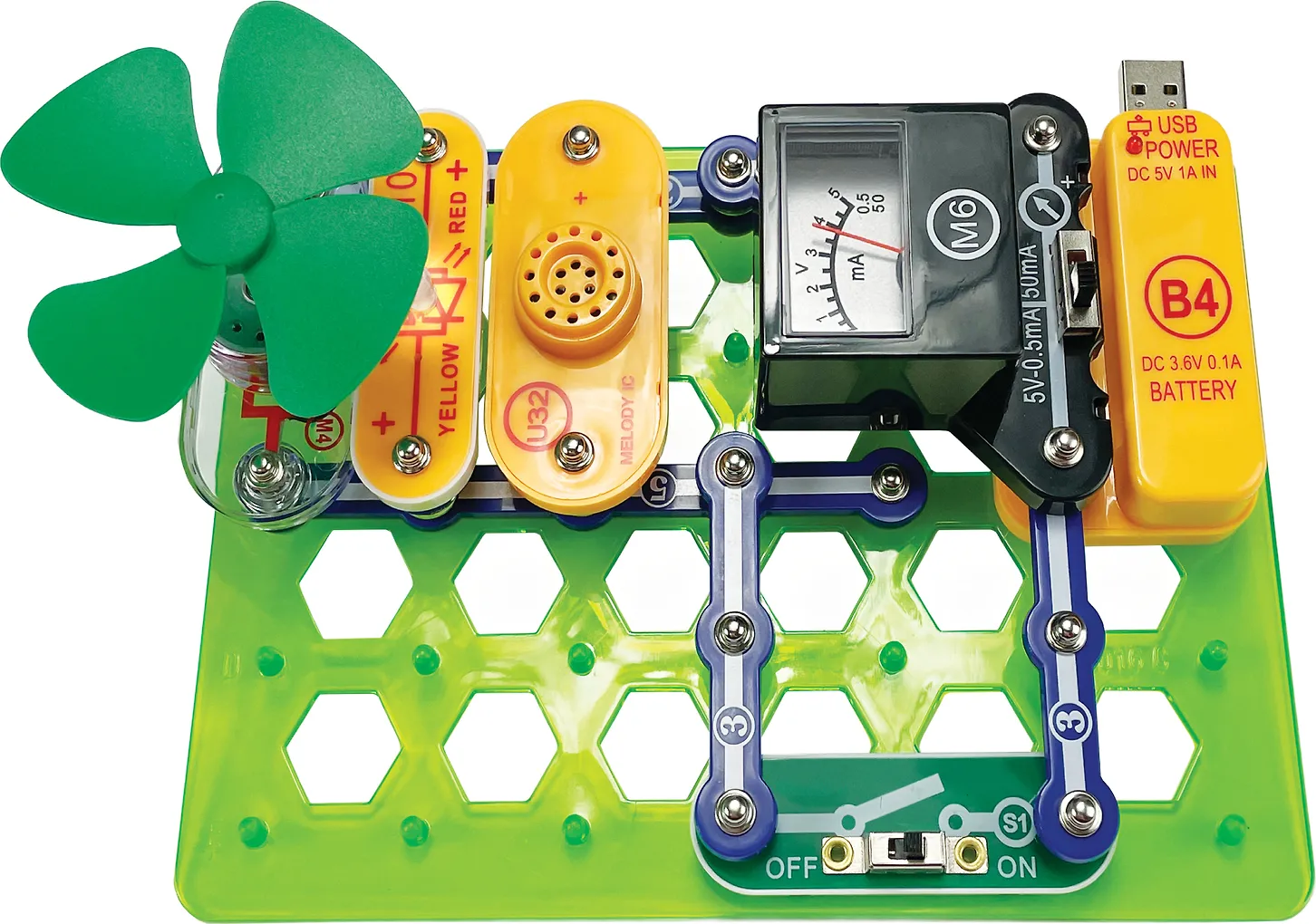Snap Circuits Green Energy Lab Sähkölaboratorio - Image 3