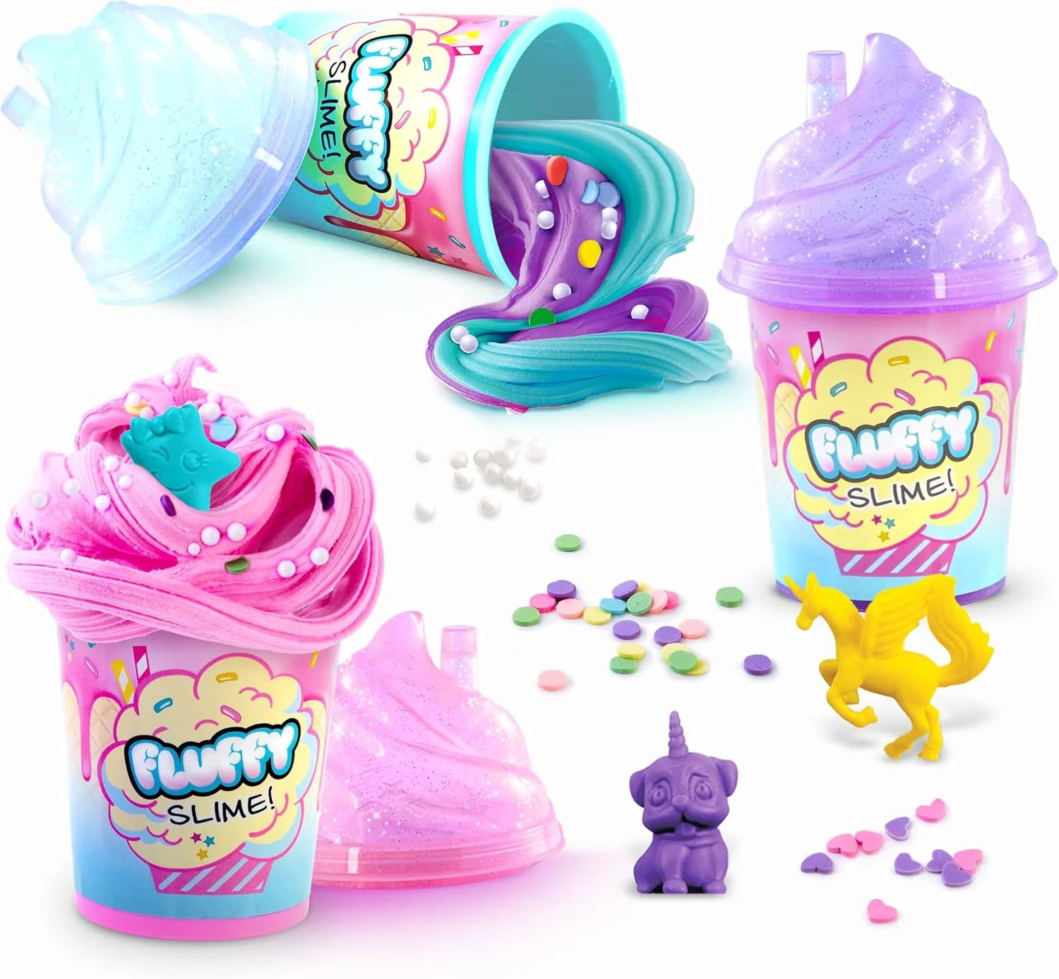 So Slime Slime Shaker Fluffy Tee Lima 3 Pack - Image 4