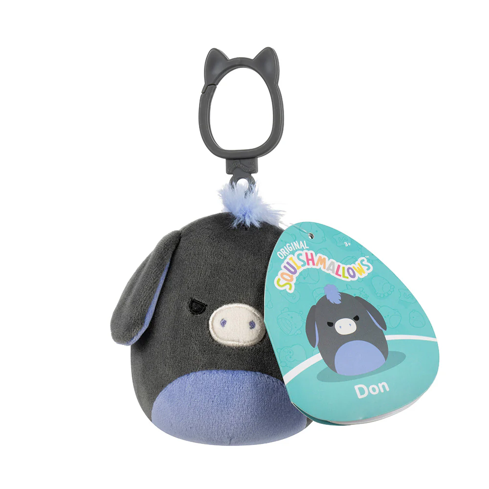 Squishmallows Clip on 9cm Don Reppumaskotti
