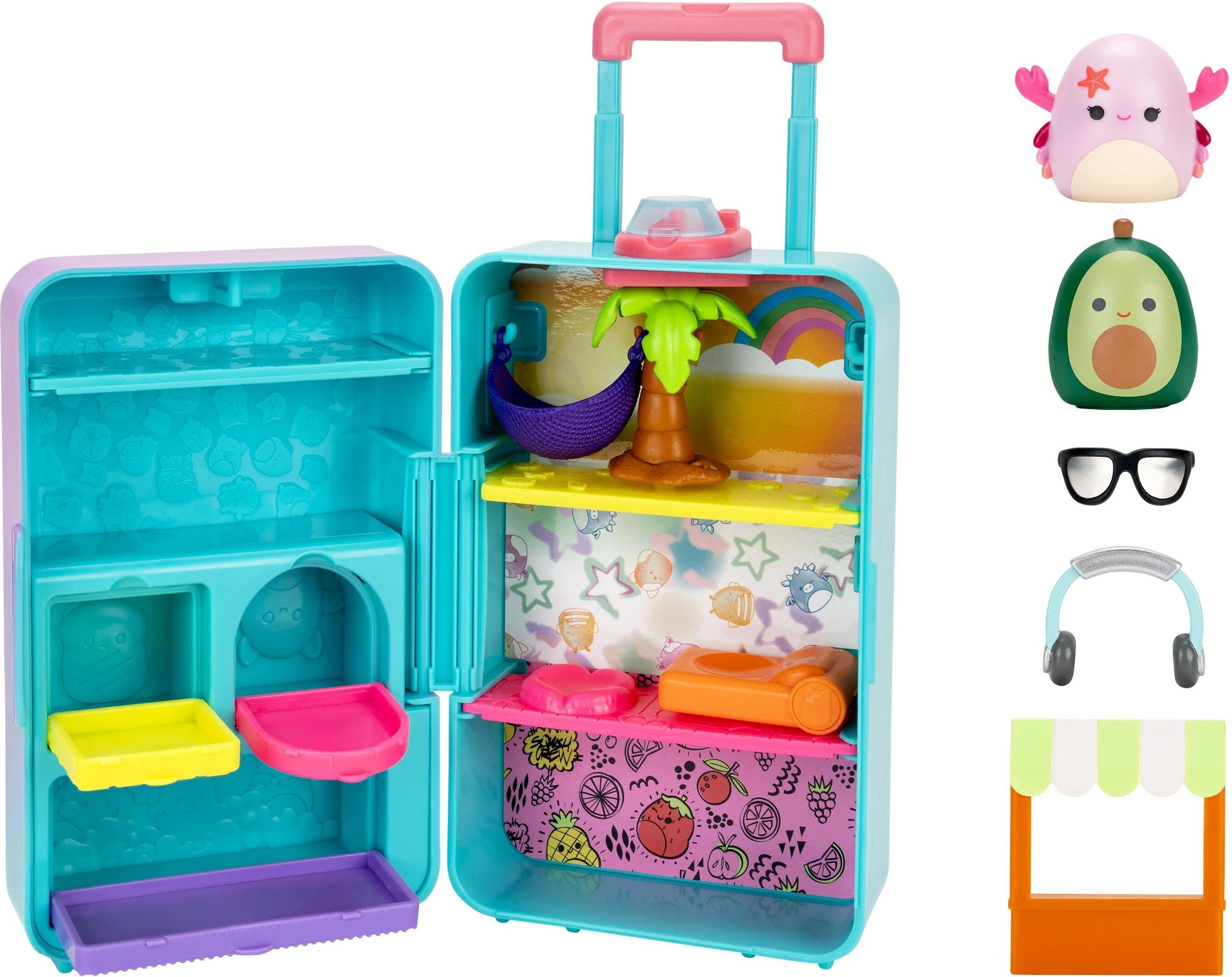 Squishmallows Squish-a-longs Luggage Playset Leikkisetti - Image 4