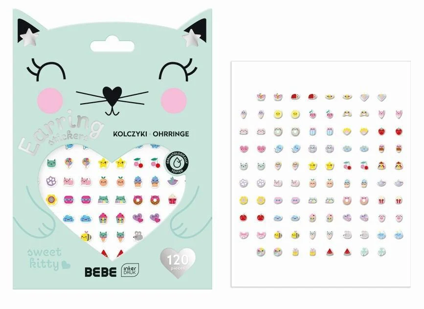 Bebe Sweet Kitty Tarrakorvakorut 120kpl