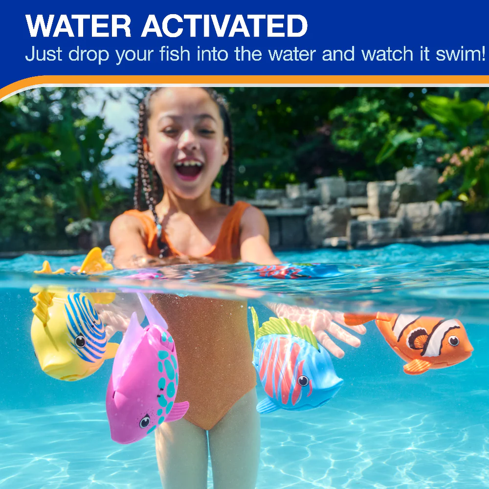 Swimways Rainbow Reef Sukeltava/Uiva Kala Guppie Goldberg - Image 2