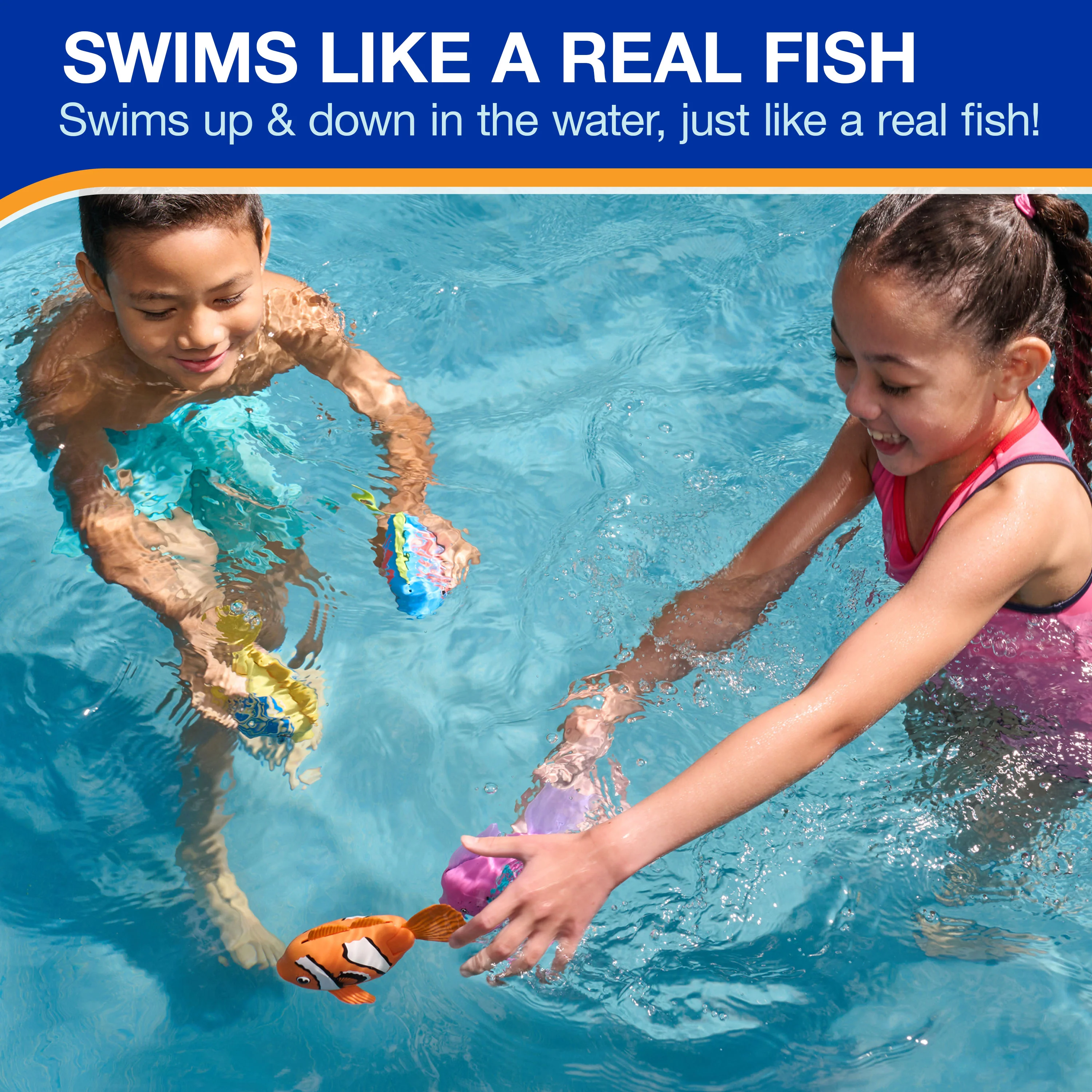 Swimways Rainbow Reef Sukeltava Kala Swim Shady - Image 2