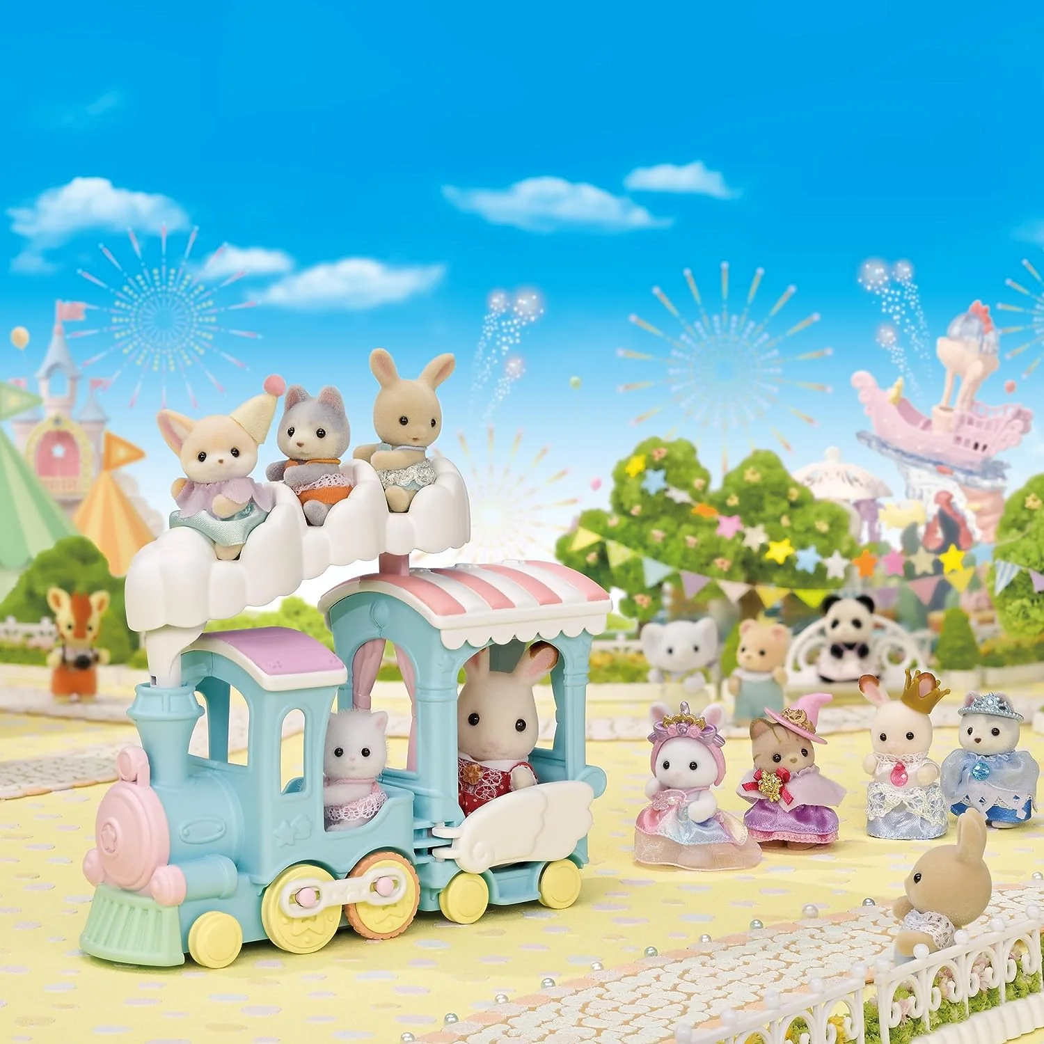 Sylvanian Families 5702 Keinuva Sateenkaarijuna - Image 4