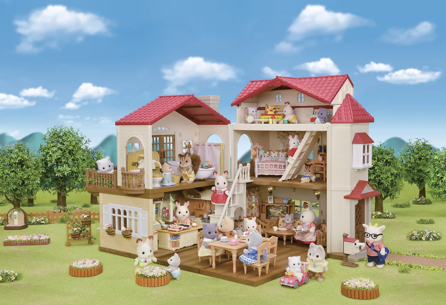 Sylvanian Families 5708 Kaupunkitalo Ullakolla - Image 2