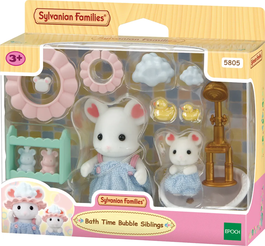 Sylvanian Families 5805 Sisarukset Kylvyssä