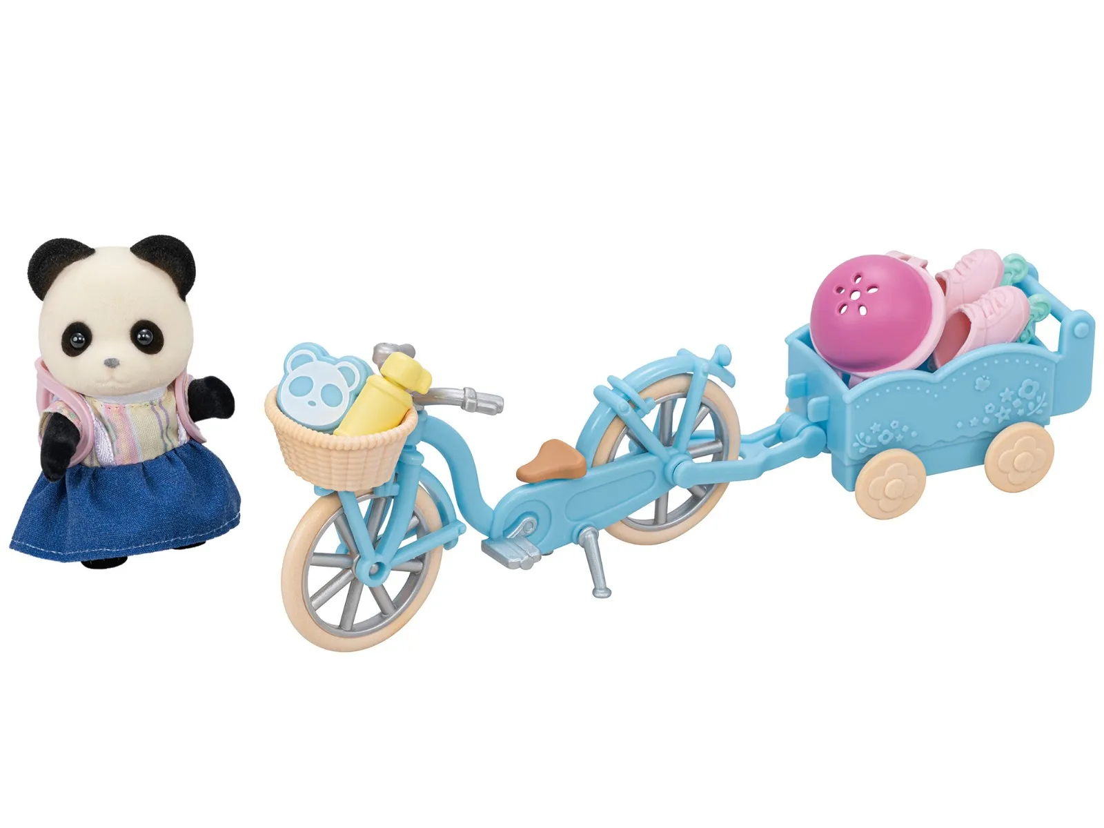 Sylvanian Families Pandatyttö Pyörä ja Rullaluistinsetti - Image 3
