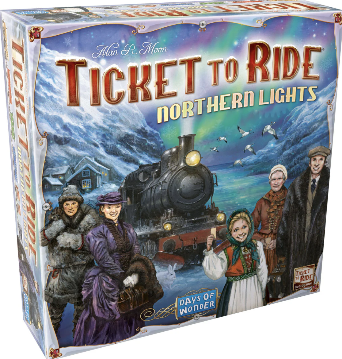 Menolippu Pohjoismaat Ticket to Ride Northern Lights
