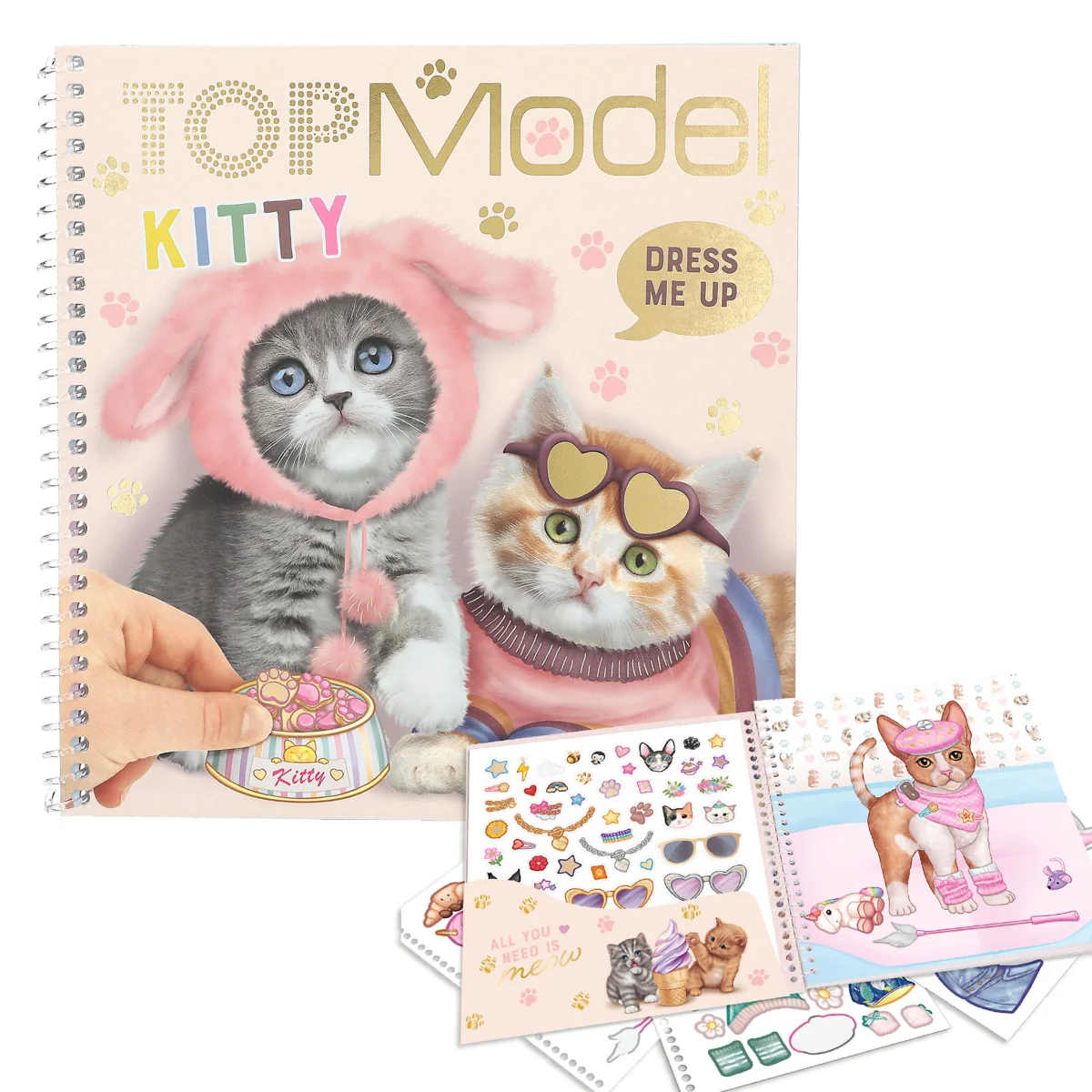 TOPModel Tarrakirja Kitty Dress Me Up