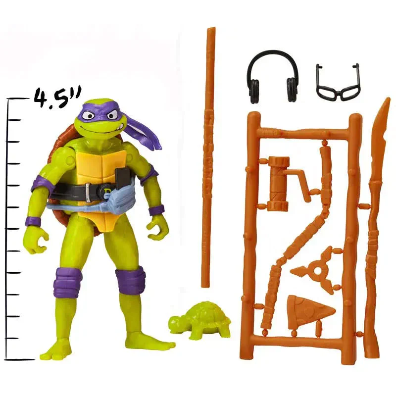 Turtles Mutant Mayhem Donatello 12cm Figuuri ja Varusteet - Image 3