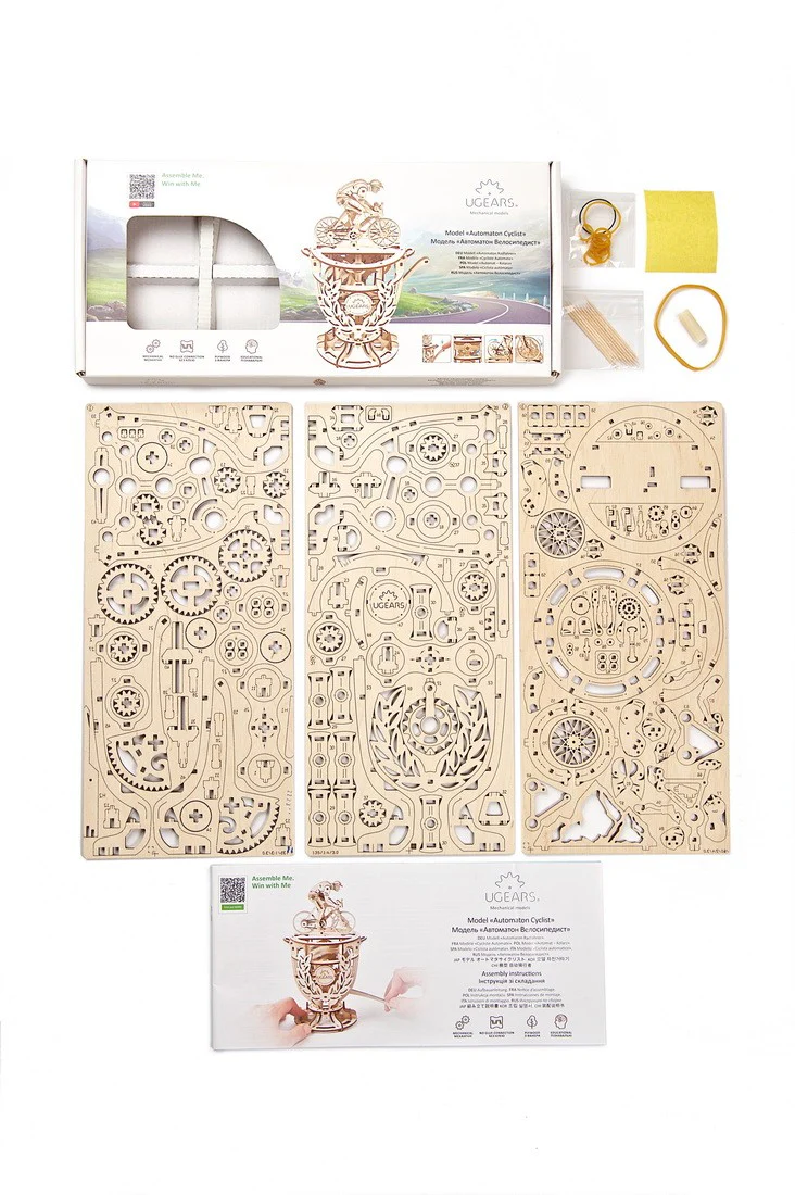 Ugears Automation Cyclist - Image 3