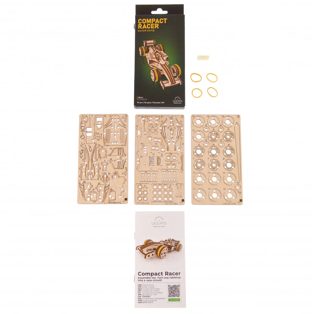 Ugears Rakennussarja Compact Racer - Image 2