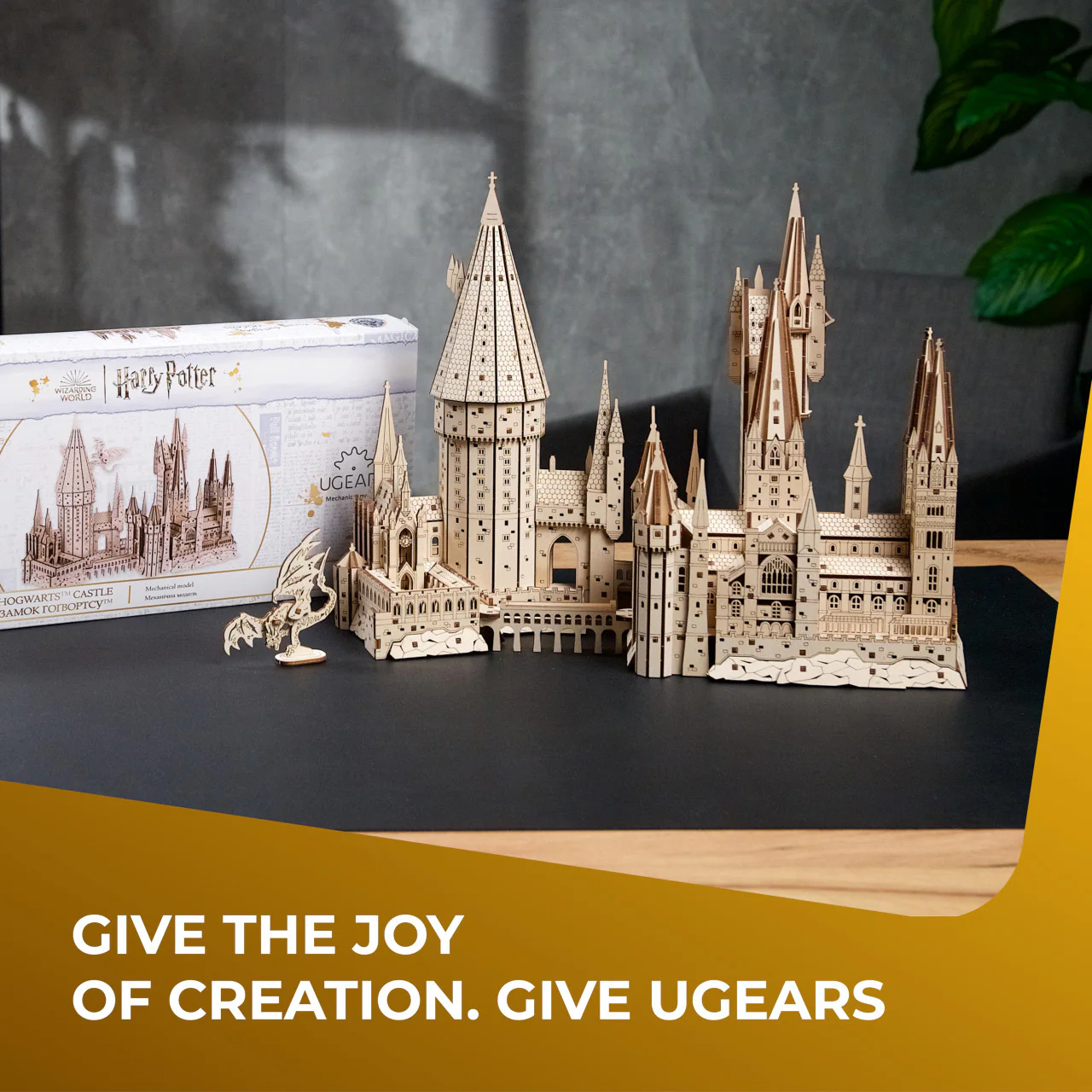 Ugears Rakennussarja Harry Potter Hogwarts Castle - Image 4