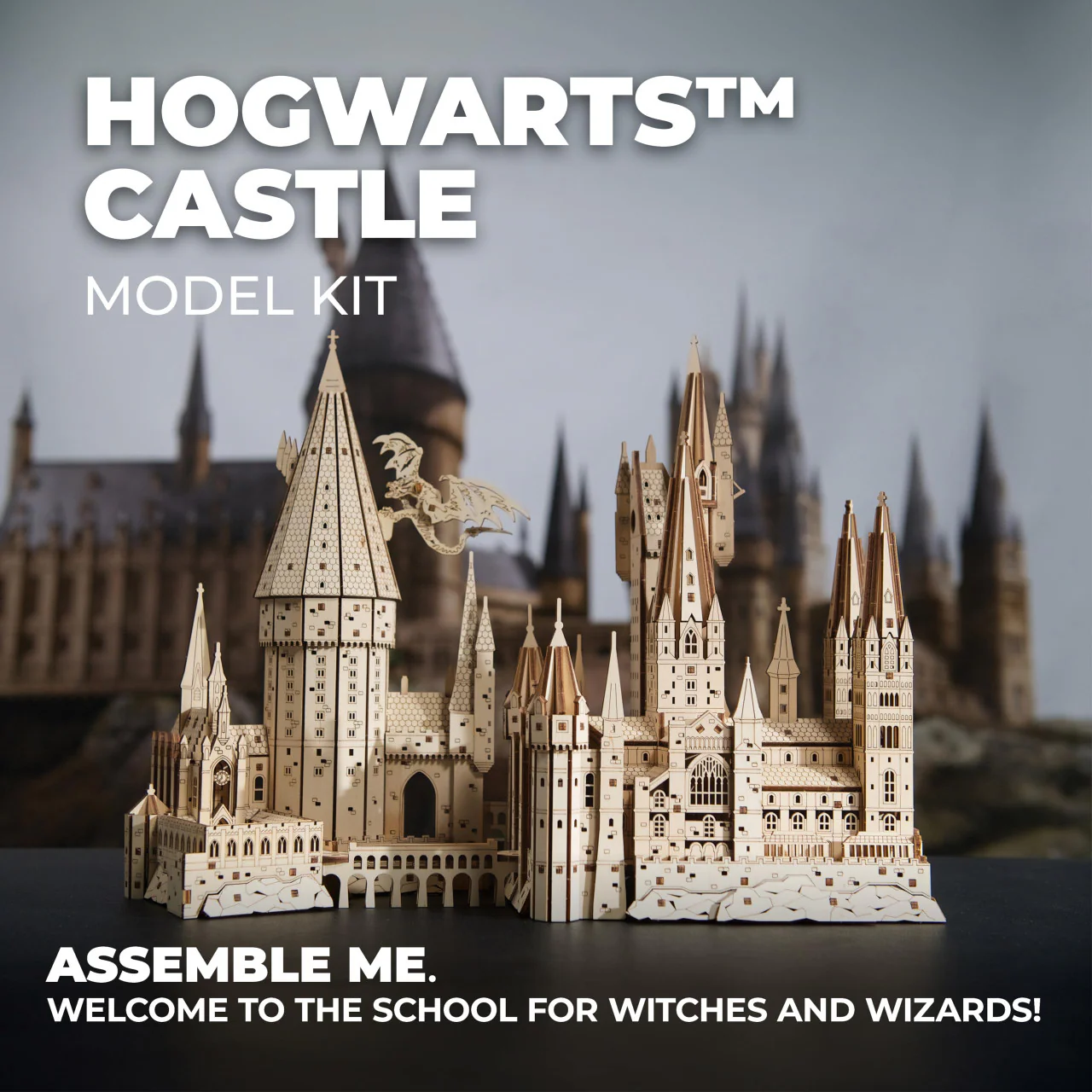 Ugears Rakennussarja Harry Potter Hogwarts Castle - Image 5