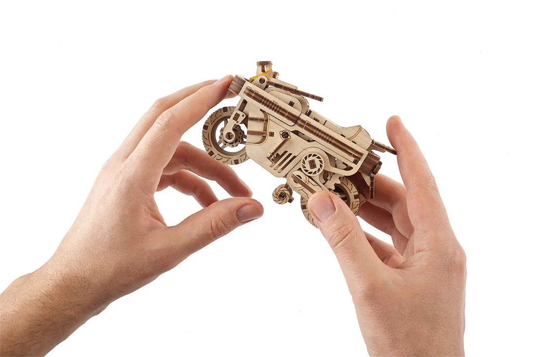 Ugears Model Moto Compact Folding Scooter - Image 5