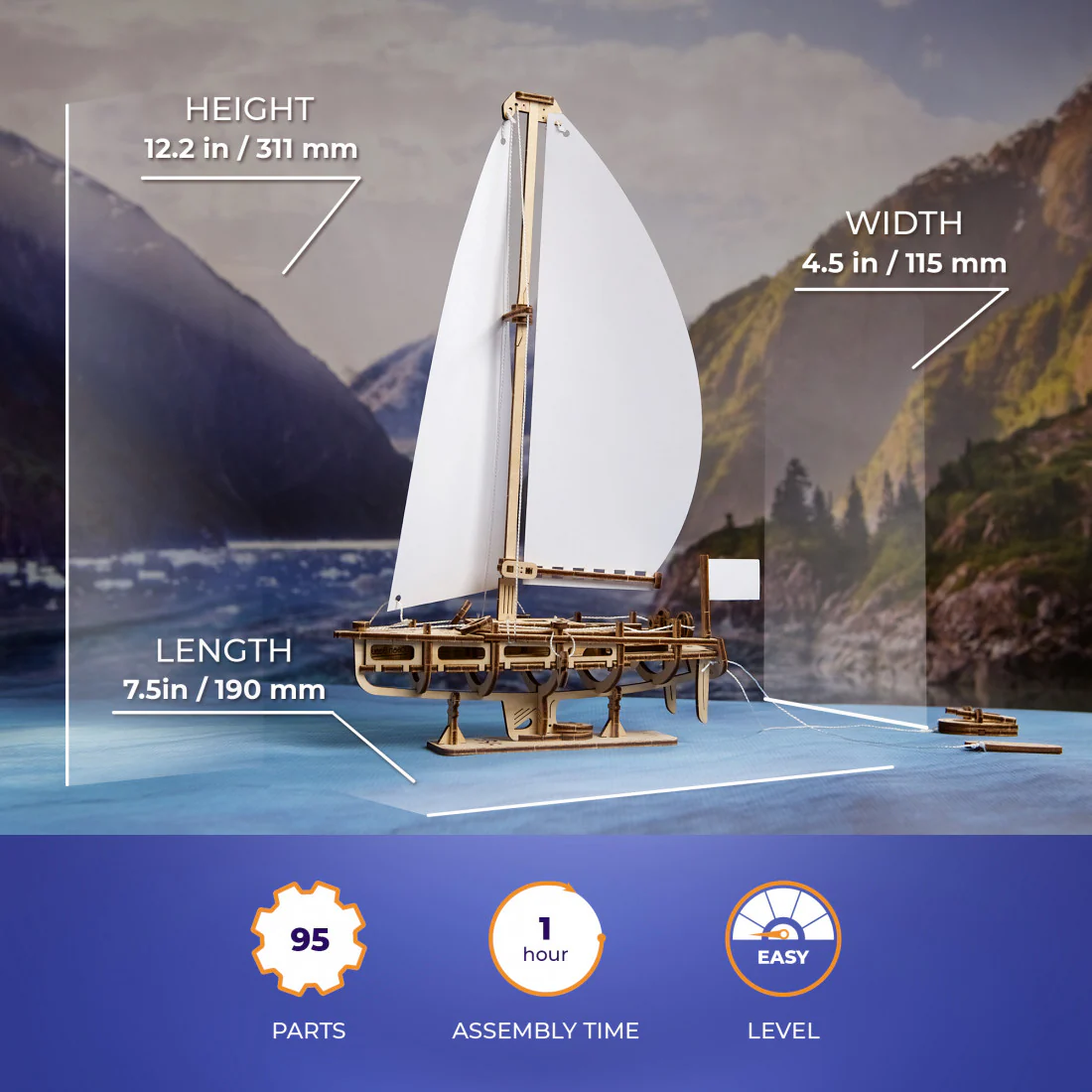 Ugears Ocean Beauty Yacht - Image 6