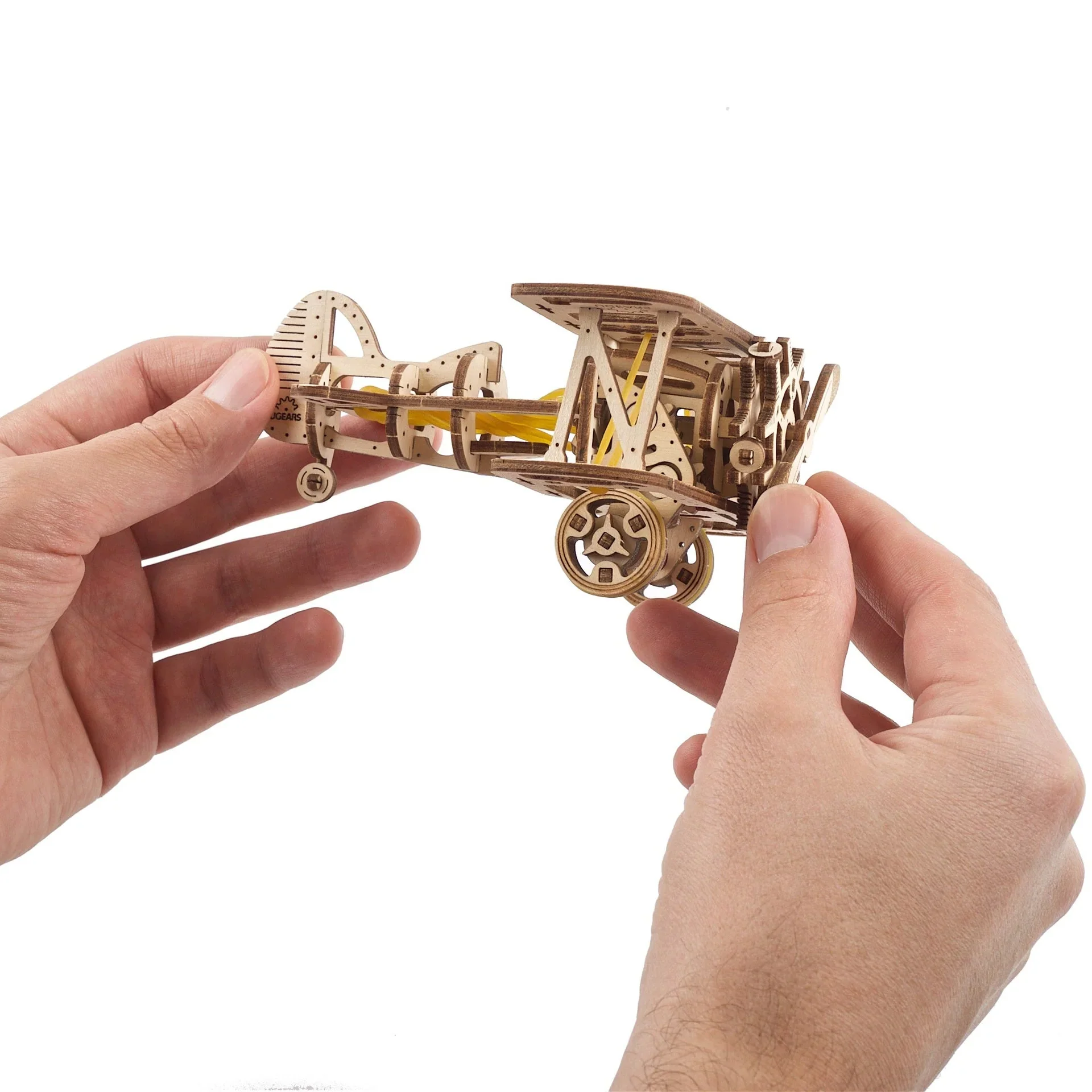 Ugears Rakennussarja Mini Biplane - Image 2