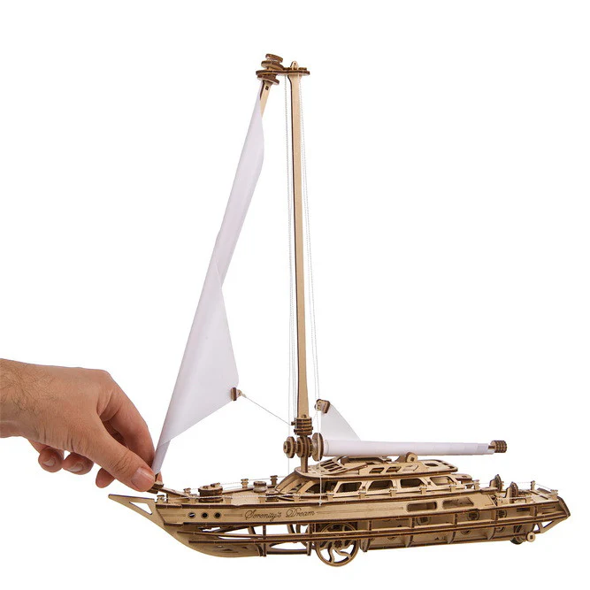 Ugears Serenity's Dream Puinen Koottava Vene - Image 7