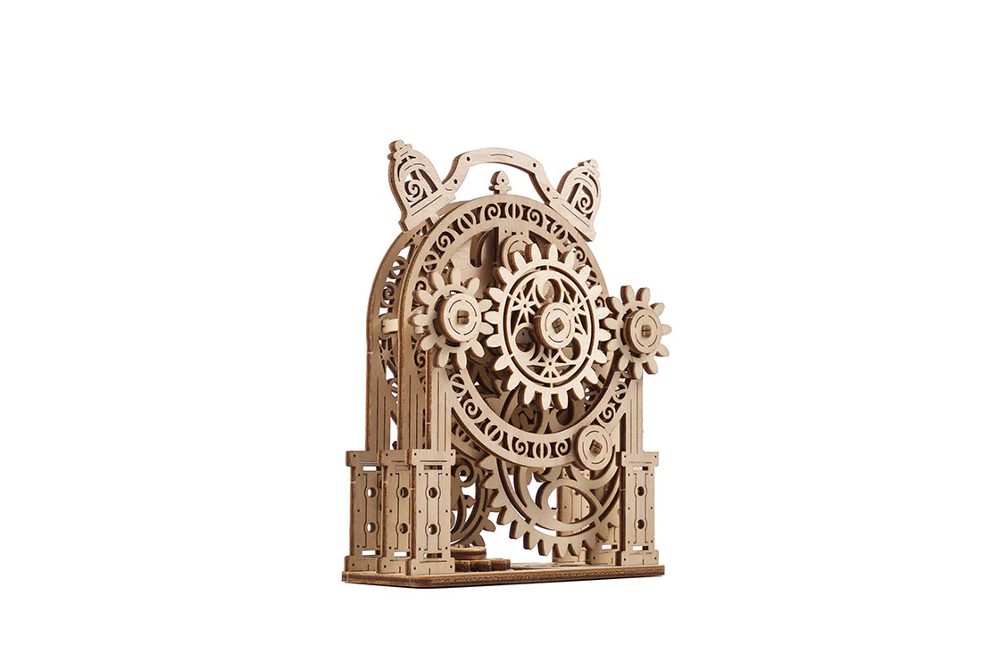 Ugears Vintage Alarm Clock - Image 2