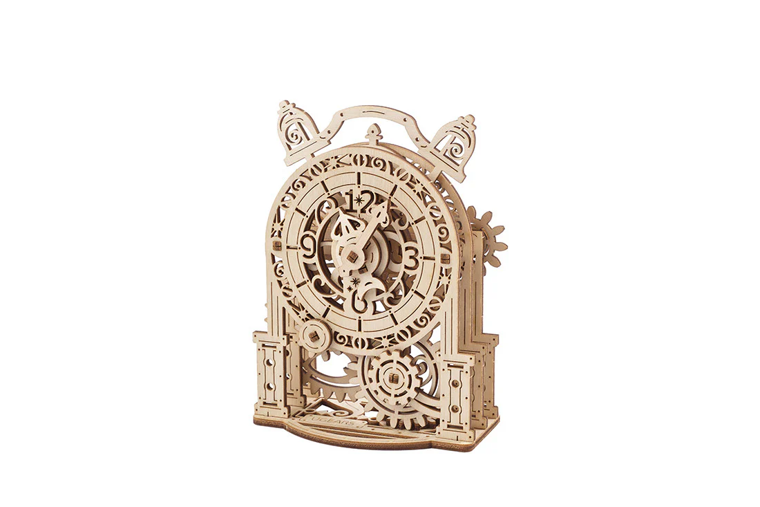 Ugears Vintage Alarm Clock - Image 6