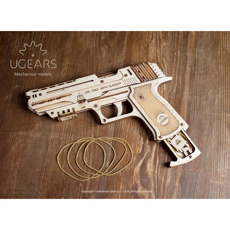 Ugears Wolf-01 Handgun - Image 3