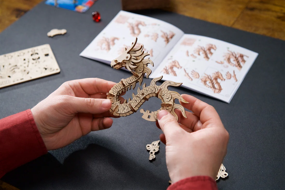 Ugears Wood Dragon - Image 3