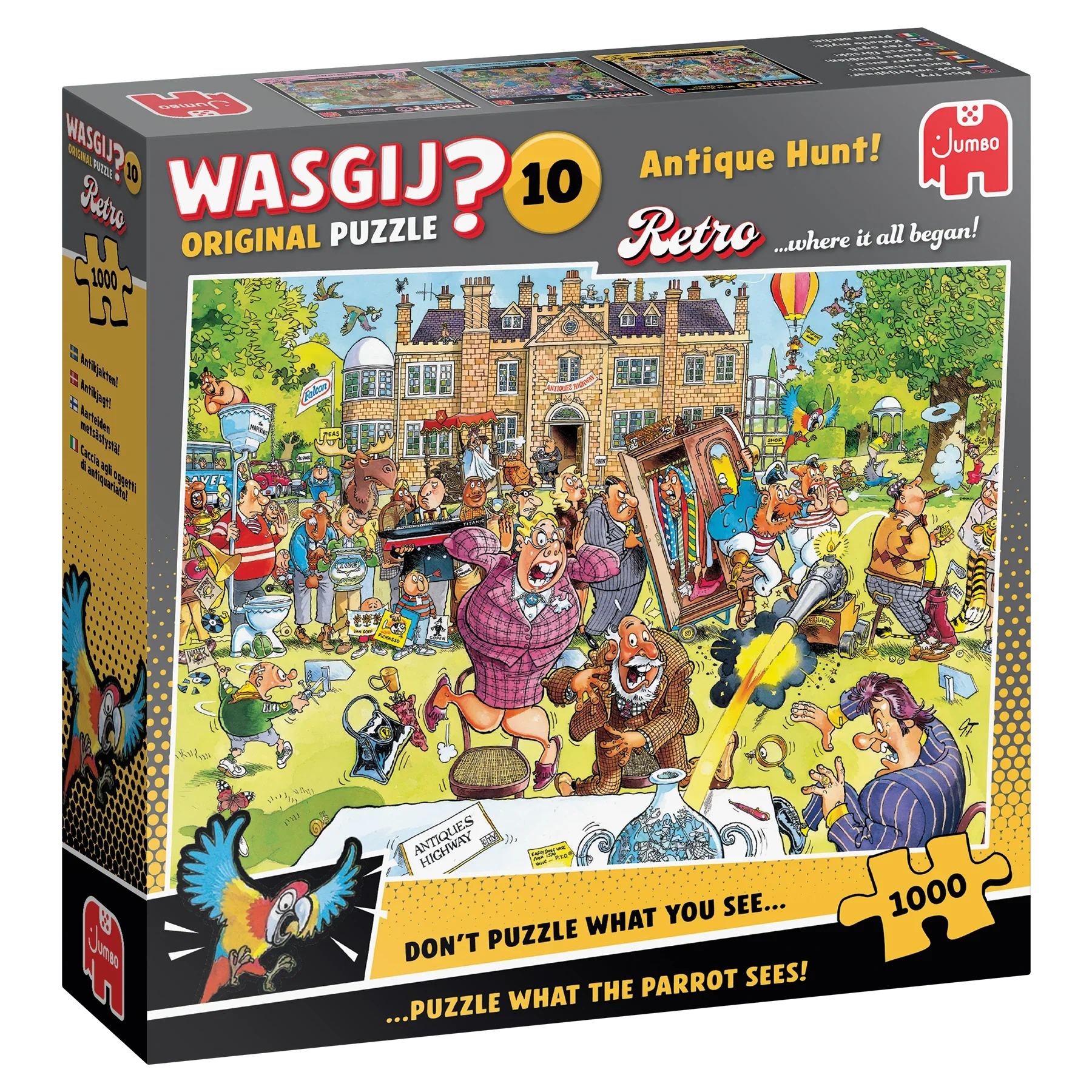 Wasgij Original 10 Antique Hunt! 1000 Palan Palapeli