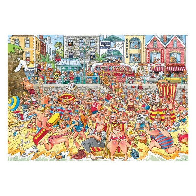 Wasgij Original 1000 palan palapeli High Tide! - Image 2