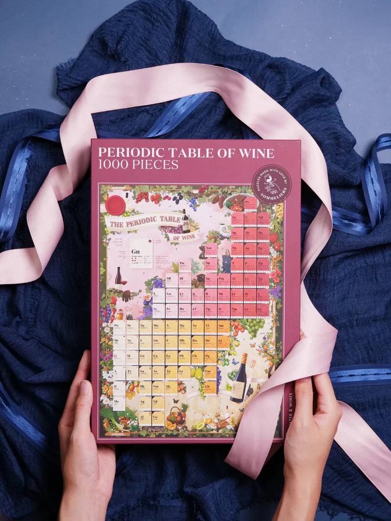 Water And Wines Periodic Table Of Wine, 1000 Palan Viini Palapeli - Image 4